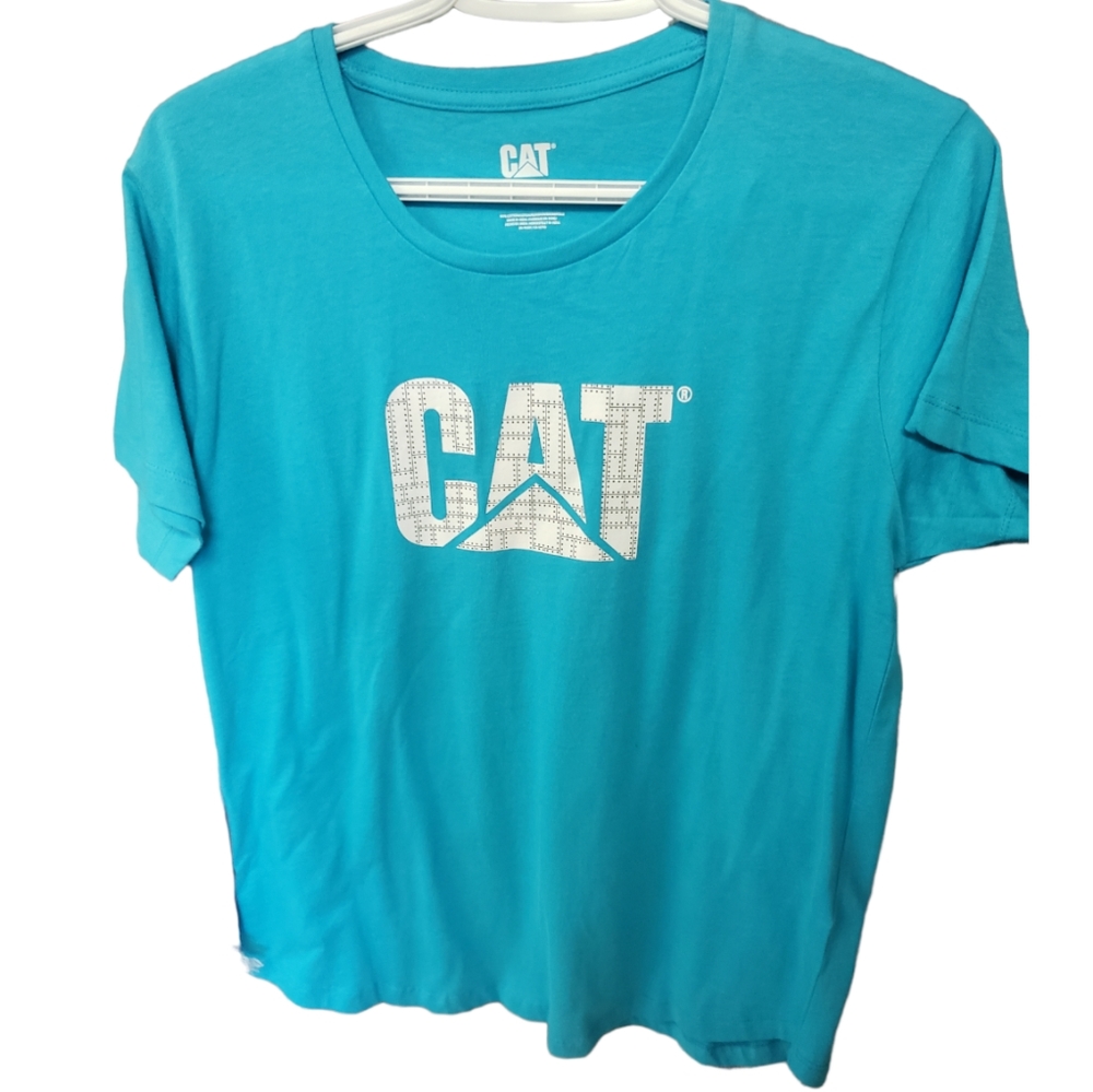 CAT NWT Womens Large Logo Tee